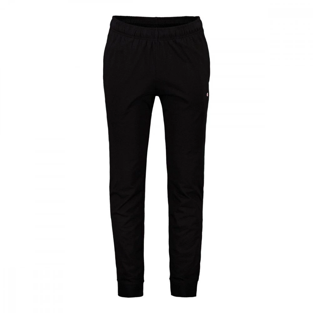 CHAMPION PANTALONI CON POLSINO AUTHENTIC JERSEY Nero 3 CHAMPION PANTALONI CON POLSINO AUTHENTIC JERSEY Nero