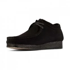 CLARKS WALLABEE Nero -Strada Moda clarks 155519 wallabee tutte sneaker uomo 041175701 blk 4