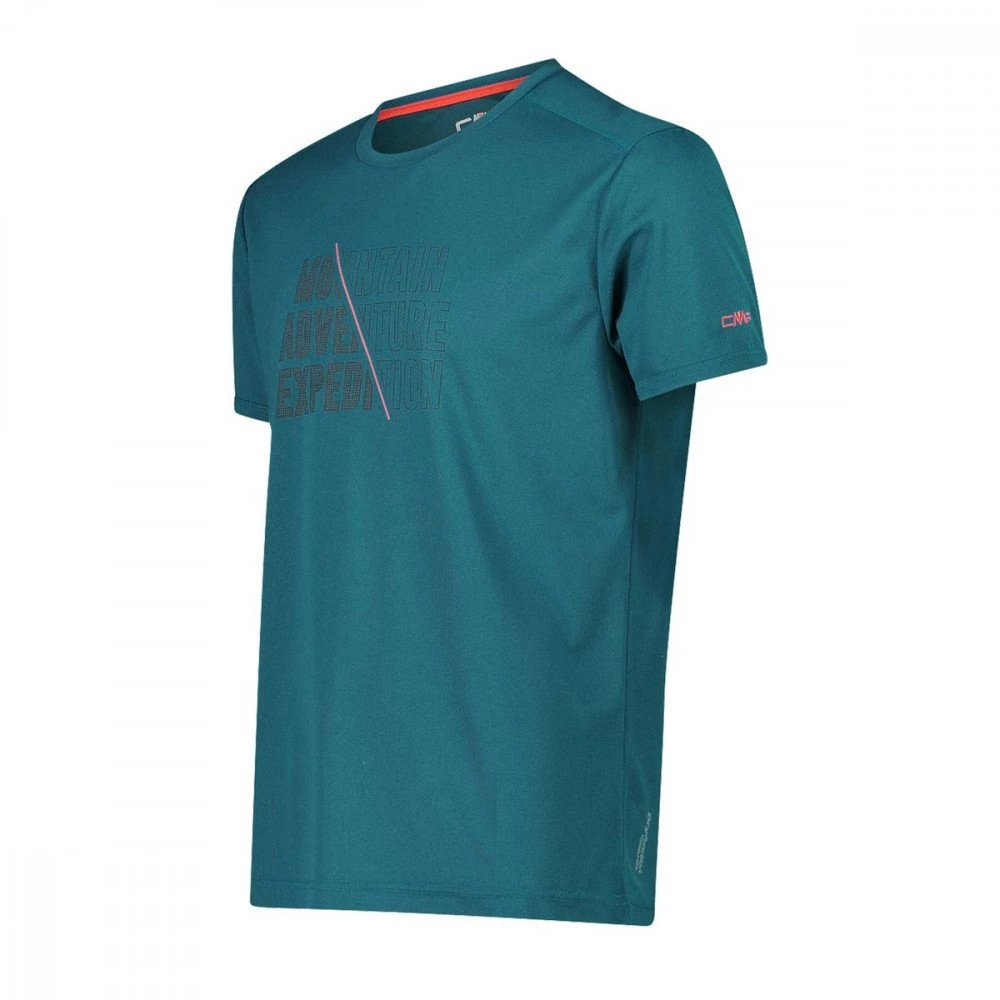 CMP T-SHIRT PIQUET GRAFICA Blu - immagine 2