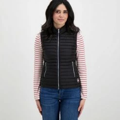COLMAR ORIGINALS PIUMINO LEGGERO SMANICATO RECYCLED DONNA Nero -Strada Moda colmar originals md22229vx piumino leggero smanicato recycled donna giacconi donna 044984201 99 3