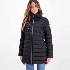 COLMAR ORIGINALS PIUMINO LUNGO STRETCH DONNA Nero -Strada Moda colmar originals md22402se piumino lungo stretch donna giacconi donna 039302301 99 4