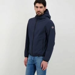 COLMAR ORIGINALS GIACCA CON CAPPUCCIO IN SOFTSHELL Blu -Strada Moda colmar originals mu18616wv giacca con cappuccio in softshell giacconi uomo 044986701 68 3