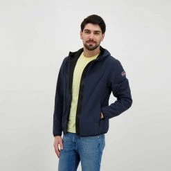 COLMAR ORIGINALS GIACCA CON CAPPUCCIO IN SOFTSHELL Blu -Strada Moda colmar originals mu18616wv giacca con cappuccio in softshell giacconi uomo 044986701 68 5