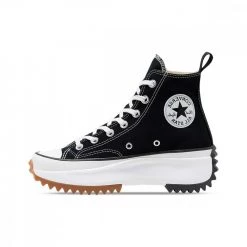 CONVERSE RUN STAR HIKE HI DONNA Nero -Strada Moda converse 166800c run star hike hi tutte sneaker donna 041014901 blk 3