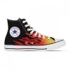 CONVERSE CHUCK TAYLOR ALL STAR HI FLAME Nero 1 CONVERSE CHUCK TAYLOR ALL STAR HI FLAME Nero -Strada Moda converse 171130c chuck taylor all star hi flame tutte sneaker uomo 042087301 blfl 1