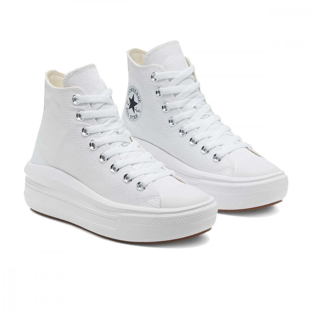 CONVERSE CHUCK TAYLOR ALL STAR MOVE HI TOP DONNA Bianco 4 CONVERSE CHUCK TAYLOR ALL STAR MOVE HI TOP DONNA Bianco - immagine 2