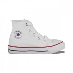 CONVERSE CHUCK TAYLOR ALL STAR HI BABY Bianco -Strada Moda converse 7j253 chuck taylor all star hi baby tutte sneaker baby 017775801 wht 3
