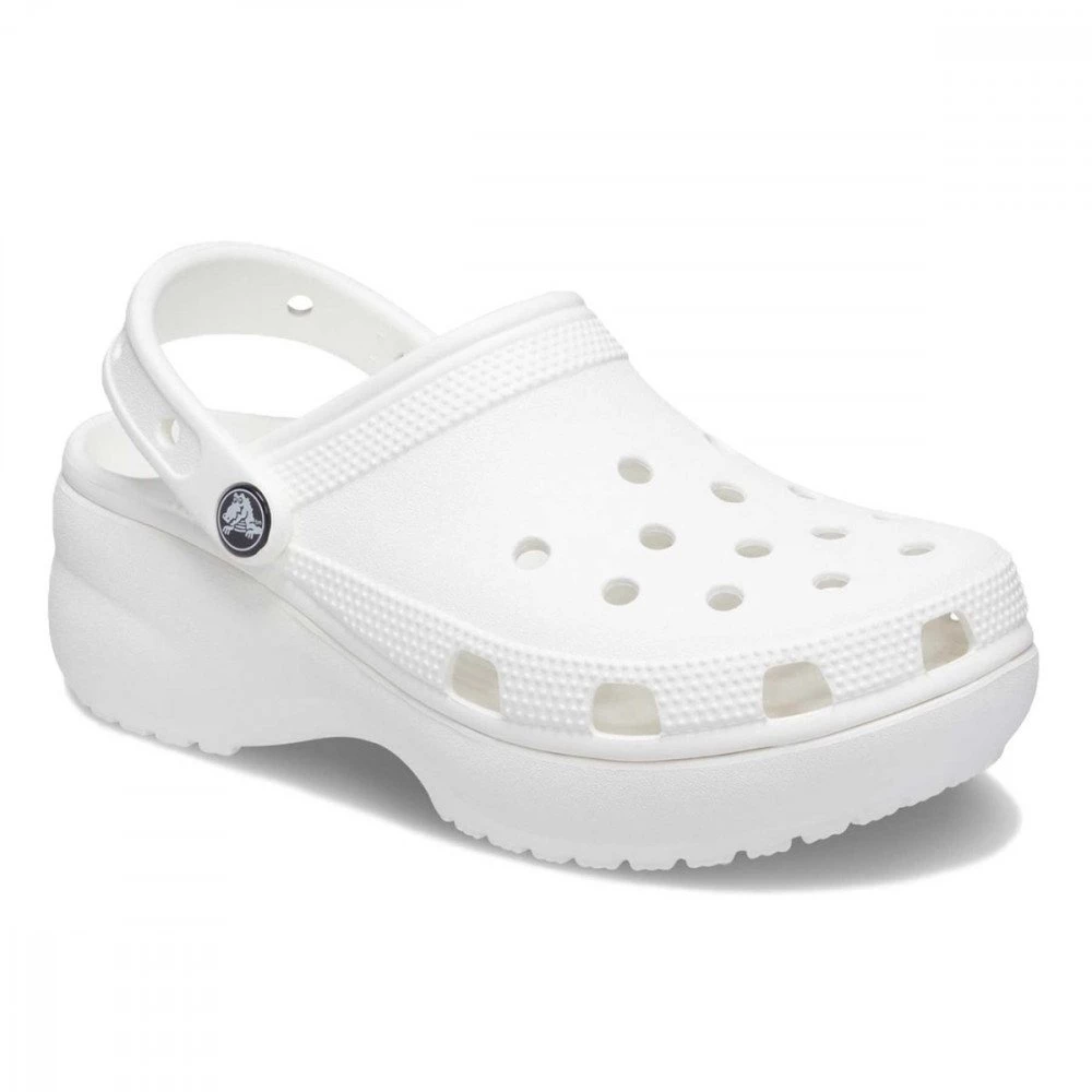 CROCS CLASSIC PLATFORM WHITE Bianco 4 CROCS CLASSIC PLATFORM WHITE Bianco - immagine 2