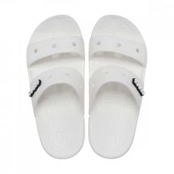 CROCS CLASSIC SANDAL WHITE Bianco -Strada Moda crocs cr 206761 classic sandal white tutti sandali donna 044812501 wht 4