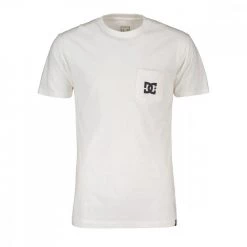 DC SHOES T-SHIRT DC STAR POCKET Bianco