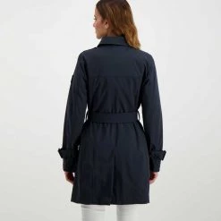 DEKKER TRENCH DORAG NEM DONNA Blu -Strada Moda dekker ded019501181751 trench dorag nem donna giacconi donna 044628601 215 4