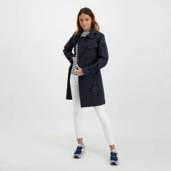 DEKKER TRENCH DORAG NEM DONNA Blu -Strada Moda dekker ded019501181751 trench dorag nem donna giacconi donna 044628601 215 6