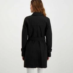 DEKKER TRENCH DORAG NEM DONNA Nero -Strada Moda dekker ded019501181751 trench dorag nem donna giacconi donna 044628801 ner 4