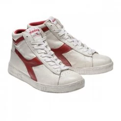 DIADORA GAME L HIGH WAXED Bianco -Strada Moda diadora 159657 game l high waxed tutte sneaker uomo 031535501 c5147 3
