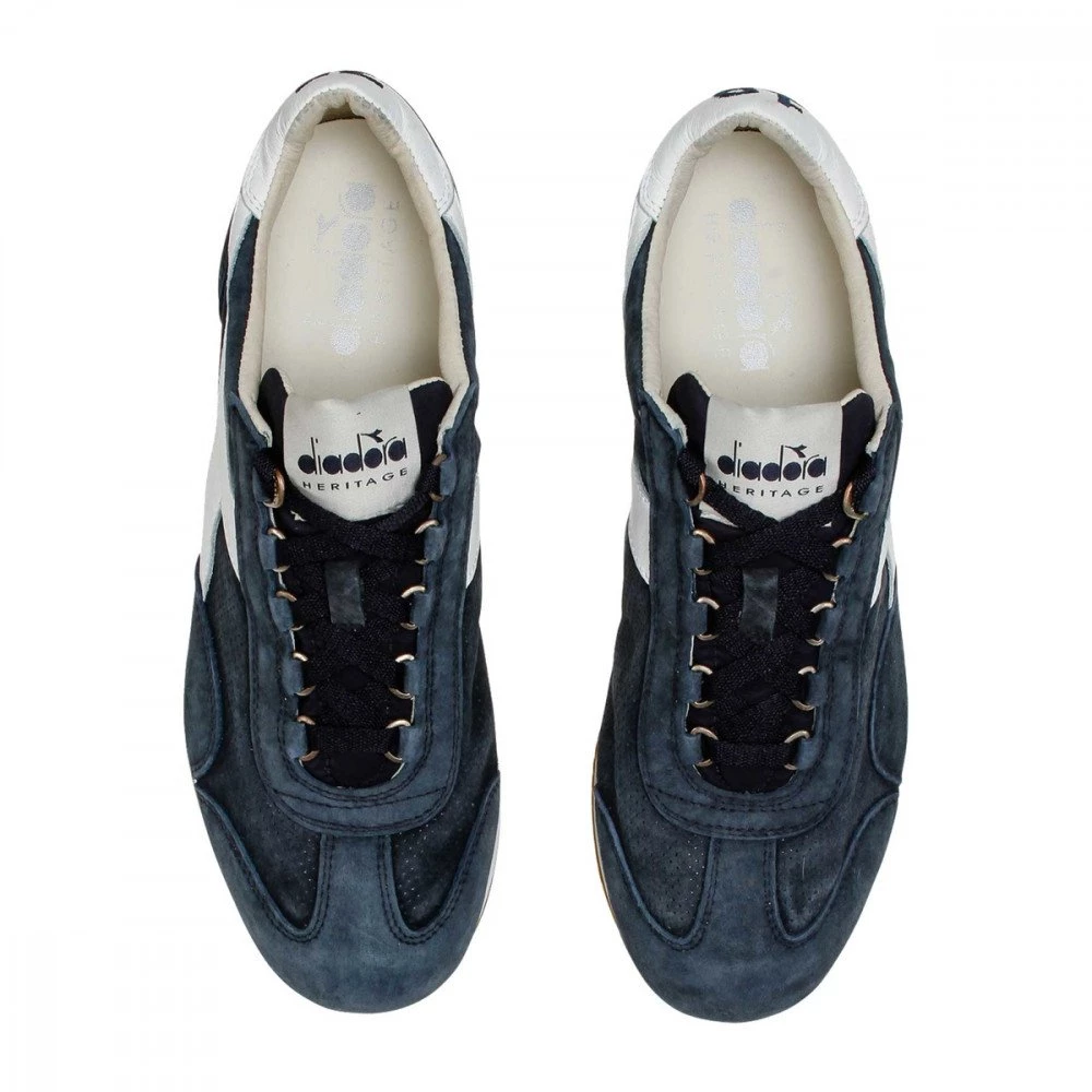 DIADORA HERITAGE EQUIPE SUEDE SW Blu - immagine 3