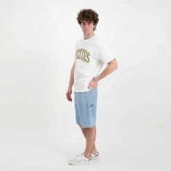 DICKIES BERMUDA GARYVILLE DENIM Azzurro -Strada Moda dickies dk0a4xckc15 bermuda garyville denim street style uomo 044705101 c15 6