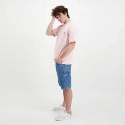 DICKIES BERMUDA GARYVILLE DENIM Blu -Strada Moda dickies dk0a4xckclb bermuda garyville denim street style uomo 044705201 clb 6