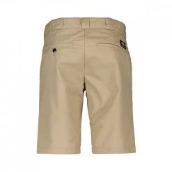 DICKIES BERMUDA SLIM WORK SHORT FLEX Beige -Strada Moda dickies dk0a4xpqkhk bermuda slim work short flex street style uomo 044706601 khk 3