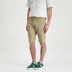 DICKIES BERMUDA SLIM WORK SHORT FLEX Beige -Strada Moda dickies dk0a4xpqkhk bermuda slim work short flex street style uomo 044706601 khk 4