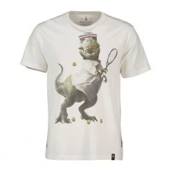 DIRTY VELVET T-SHIRT TENNISAURUS Grigio