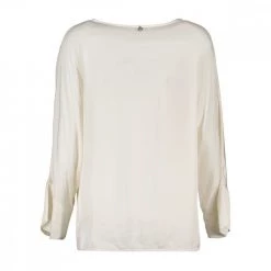DIXIE BLUSA MANICHE SVASATE DONNA Bianco 9 DIXIE BLUSA MANICHE SVASATE DONNA Bianco -Strada Moda dixie c885t017 blusa mussola donna casual donna 045470101 1143 2