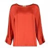 DIXIE BLUSA MANICHE SVASATE DONNA Arancio -Strada Moda dixie c885t017 blusa mussola donna casual donna 045470201 1295 1