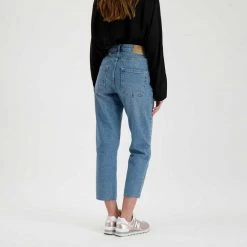 DIXIE JEANS CROPPED DONNA Azzurro -Strada Moda dixie p925t102 jeans cropped donna casual donna 045839401 1698 5