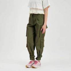 DIXIE PANTALONI CARGO FIBBIA CAVIGLIE DONNA -Strada Moda dixie pcngnim pantaloni cargo fibbia caviglie donna casual donna 045839901 1765 4