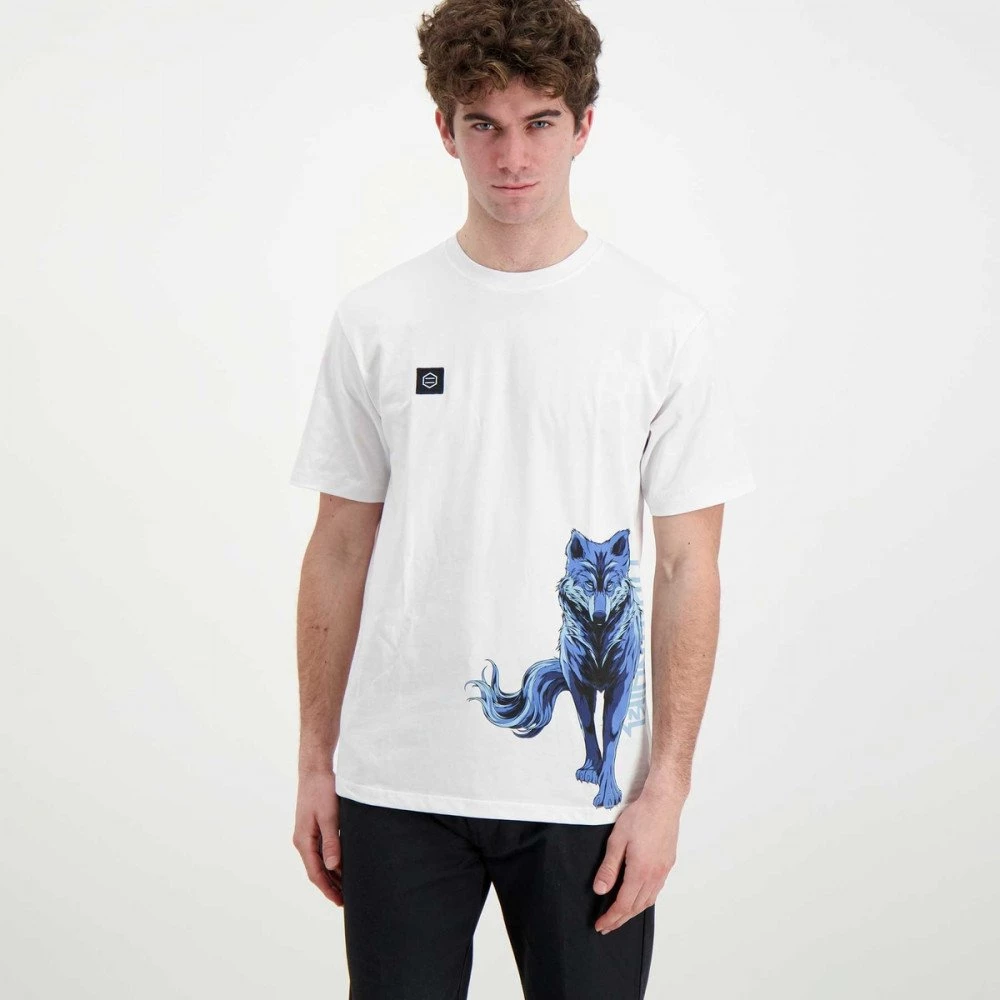 DOLLY NOIRE T-SHIRT LUPO Bianco 4 DOLLY NOIRE T-SHIRT LUPO Bianco - immagine 2