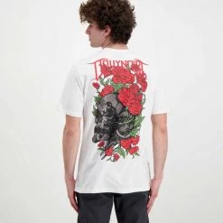 DOLLY NOIRE T-SHIRT ROSSA PRIMAVERA Bianco -Strada Moda dolly noire pe22 t shirt rossa primavera street style uomo 044715401 02 4