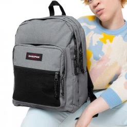 EASTPAK ZAINO PINNACLE GLITSILVER Grigio -Strada Moda eastpak ek060 zaino pinnacle glitsilver zaini per tutti i giorni uomo 043144301 071 5
