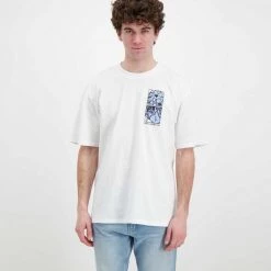 EDWIN T-SHIRT FLORA MIND Bianco 10 EDWIN T-SHIRT FLORA MIND Bianco -Strada Moda edwin 45mc0000334at t shirt flora mind casual uomo 044630601 0267 3