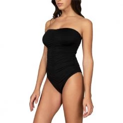 EFFEK COSTUME INTERO DRAPPEGGIATO DONNA Nero 6 EFFEK COSTUME INTERO DRAPPEGGIATO DONNA Nero -Strada Moda effek f220163nr costume monokini basico drappeggiato donna mare donna 045030401 nr 2