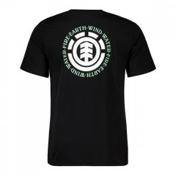 ELEMENT T-SHIRT SEAL Nero -Strada Moda element z1ssi8elf1 t shirt seal street style uomo 044731501 3732 2