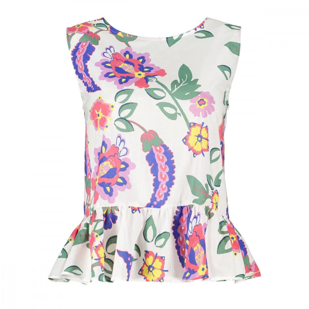 EMME MARELLA BLUSA SMANICATA CON BALZA ALBANO DONNA Bianco 3 EMME MARELLA BLUSA SMANICATA CON BALZA ALBANO DONNA Bianco