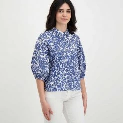 EMME MARELLA CAMICIA PALLONCINO BILMA DONNA Bianco, Blu 10 EMME MARELLA CAMICIA PALLONCINO BILMA DONNA Bianco, Blu -Strada Moda emme marella bilma camicia palloncino bilma donna casual donna 044636901 001 3