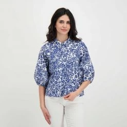 EMME MARELLA CAMICIA PALLONCINO BILMA DONNA Bianco, Blu 12 EMME MARELLA CAMICIA PALLONCINO BILMA DONNA Bianco, Blu -Strada Moda emme marella bilma camicia palloncino bilma donna casual donna 044636901 001 5