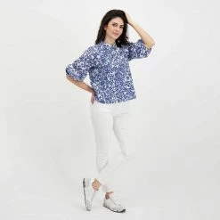 EMME MARELLA CAMICIA PALLONCINO BILMA DONNA Bianco, Blu 13 EMME MARELLA CAMICIA PALLONCINO BILMA DONNA Bianco, Blu -Strada Moda emme marella bilma camicia palloncino bilma donna casual donna 044636901 001 6
