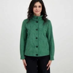 EMME MARELLA BOMBER IN ECODAINETTO CARIDDI DONNA Verde -Strada Moda emme marella cariddi bomber in ecodainetto cariddi donna giacconi donna 044637701 003 3