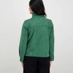 EMME MARELLA BOMBER IN ECODAINETTO CARIDDI DONNA Verde -Strada Moda emme marella cariddi bomber in ecodainetto cariddi donna giacconi donna 044637701 003 4