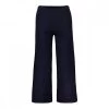 EMME MARELLA PANTALONI IN MAGLIA CARTA DONNA Blu