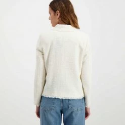 EMME MARELLA GIACCA CHANEL CON REVERS DARIO DONNA Bianco 11 EMME MARELLA GIACCA CHANEL CON REVERS DARIO DONNA Bianco -Strada Moda emme marella dario giacca chanel con revers dario donna giacconi donna 044638301 001 4