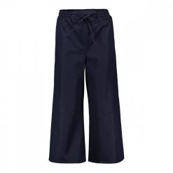 EMME MARELLA PANTALONI COULISSE GAUCHO DERNA DONNA Blu