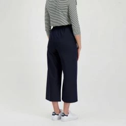 EMME MARELLA PANTALONI COULISSE GAUCHO DERNA DONNA Blu -Strada Moda emme marella derna pantaloni coulisse gaucho derna donna casual donna 044638501 003 5