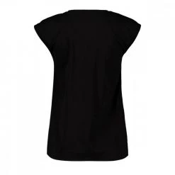 EMME MARELLA CAMICIA SMANICATA LINO COTONE DIRITTO DONNA Nero -Strada Moda emme marella diritto camicia smanicata lino cotone diritto donna casual donna 044638701 006 2