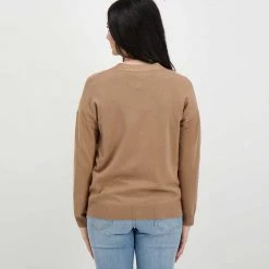 EMME MARELLA CARDIGAN IN VISCOSA FABIOLA DONNA Marrone 11 EMME MARELLA CARDIGAN IN VISCOSA FABIOLA DONNA Marrone -Strada Moda emme marella fabiola cardigan in viscosa fabiola donna casual donna 044639201 004 4