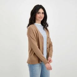 EMME MARELLA CARDIGAN IN VISCOSA FABIOLA DONNA Marrone 12 EMME MARELLA CARDIGAN IN VISCOSA FABIOLA DONNA Marrone -Strada Moda emme marella fabiola cardigan in viscosa fabiola donna casual donna 044639201 004 5