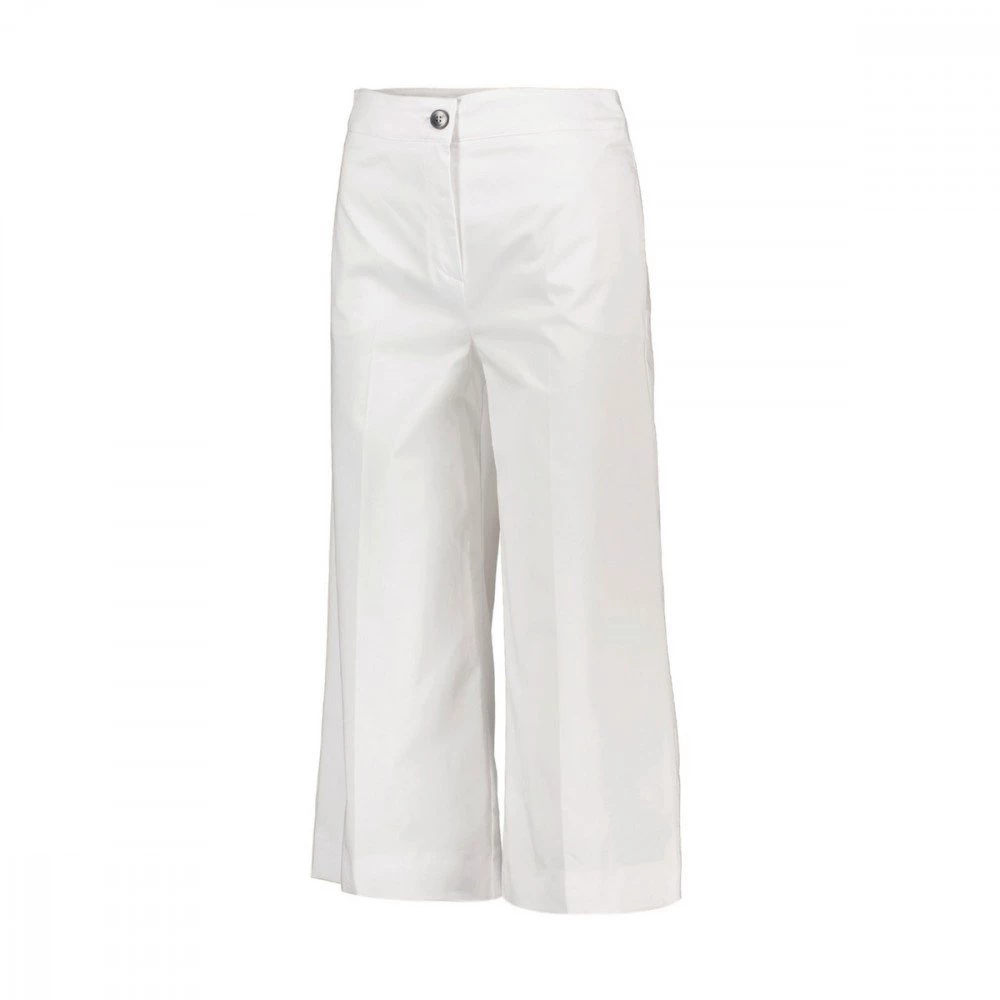 EMME MARELLA PANTALONI CROP GRIM DONNA Bianco - immagine 2