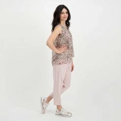 EMME MARELLA BLUSA SMANICATA IN CREPE LETTRE DONNA -Strada Moda emme marella letrre blusa smanicata in crepe lettre donna casual donna 044641601 002 6