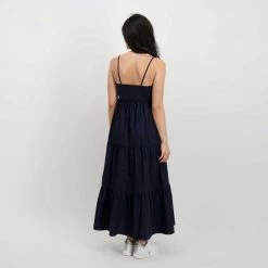 EMME MARELLA ABITO LUNGO SPALLINA LIETO DONNA Blu -Strada Moda emme marella lieto abito lungo spallina lieto donna casual donna 044641801 019 4